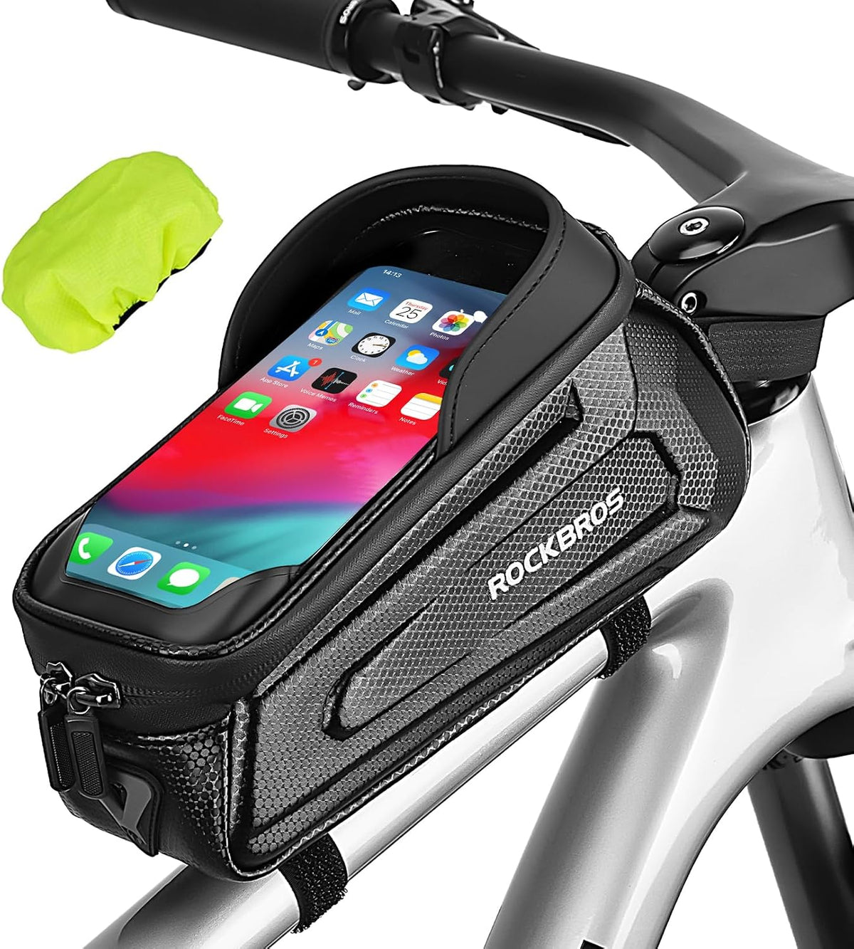 Bike Phone Bag Waterproof EVA Hard Shell Water-Resistant