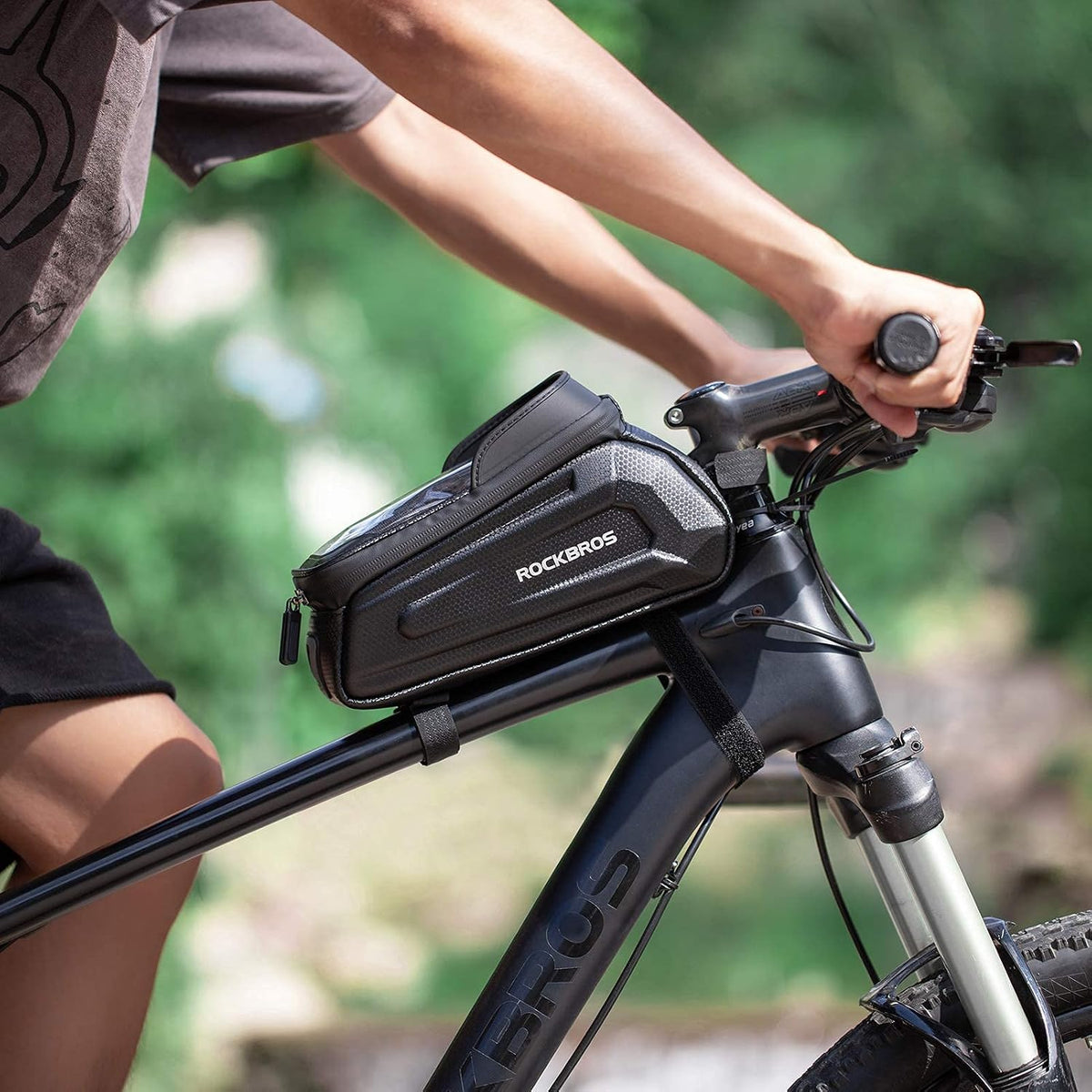 Bike Phone Bag Waterproof EVA Hard Shell Water-Resistant